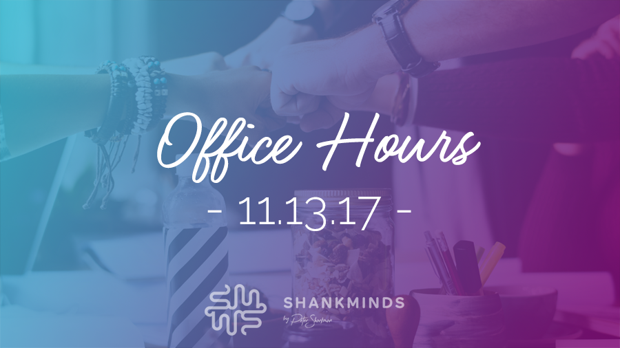 Office Hours: 11/13/2017